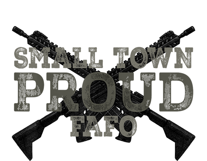 Small Town Proud FAFO Vintage Zip Tote Bag