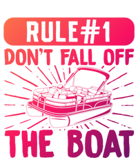 Rule 1 Don’T Fall Off The Boat Boating Sailing Boat Owner Gift Premium T-Shirt