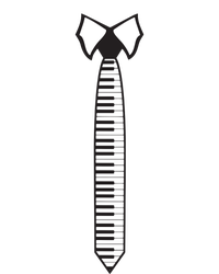 Cute Piano For Men Women Piano Tie Keyboard Player Musician Grommeted Golf Towel