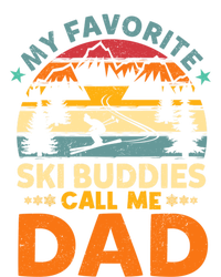 Skiing My Favorite Ski Buddies Call Me Dad Cute Gift Sustainable Beanie