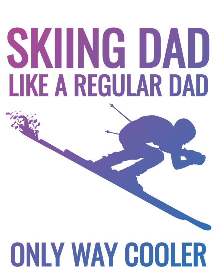 Skiing Dad Like A Regular Dad But Way Cooler Ski Gift Mesh Reversible Basketball Jersey Tank