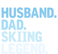 Skiing Dad Funny Husband Dad Skiing Legend Fathers Day Gift Tank Top