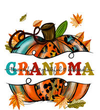 Thankful Grateful Blessed Grandma Pumpkin Cute Gift Women's T-Shirt