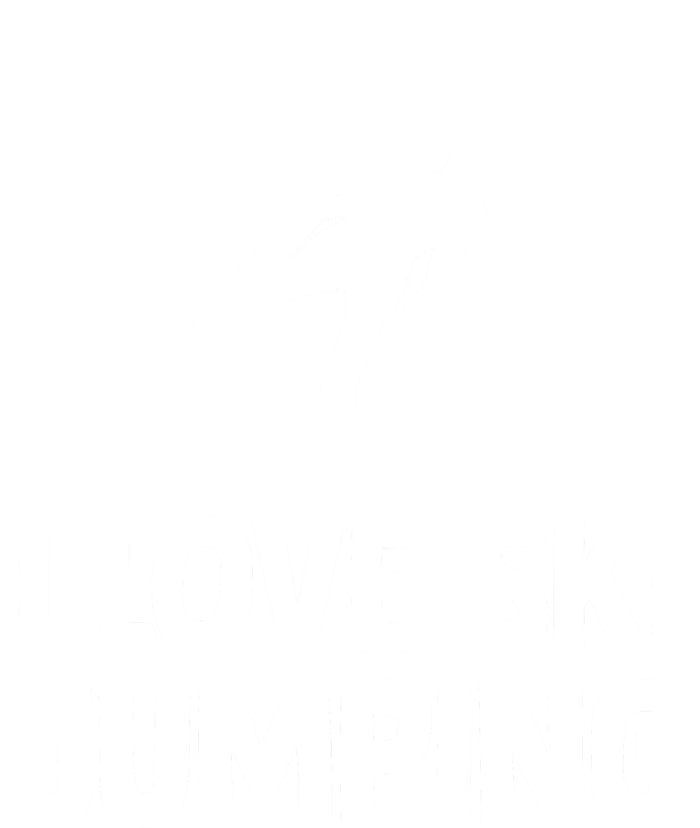 I Love Ski Jumping Winter Sports Ramp Lover SkiJumping Fan Gift Ladies Essential Tank