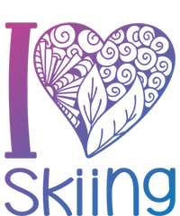 I Love Skiing For Ski Lovers Gift T-Shirt