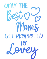 The Best Moms Get Promoted To Lovey For Special Grandma Gift Kids Tie-Dye T-Shirt