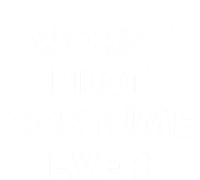 Worst Pilot Costume Ever Halloween Simple Pilots Gift Zip Tote Bag