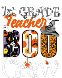 1St Grade Teacher Boo Crew Halloween First Grade Teacher Gift Tie Dye Hoodie