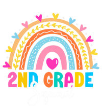 2Nd Grade Squad Back To School Rainbow Teachers Second Grade Meaningful Gift V-Neck T-Shirt