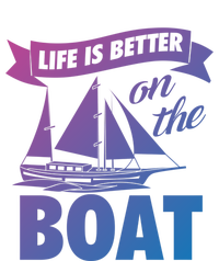 Life Is Better On The Boat Funny Lake Great Gift Sustainable Beanie