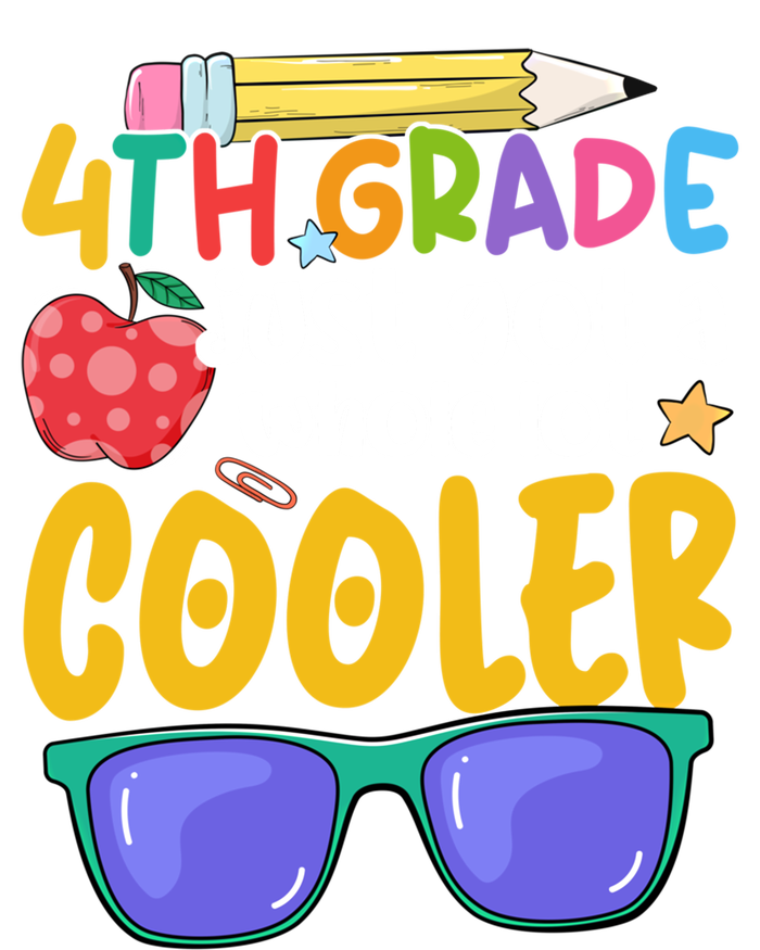 4Th Grade Just Got A Whole Lot Cooler Team Fourth Grade Gift Zip Tote Bag