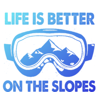 Life Is Better On The Slopes Gift Valucap Bio-Washed Visor