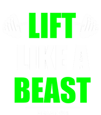 Lift Like A Beast Green Gym Fitness Bodybuilding Training Gift Women's Racerback Tank