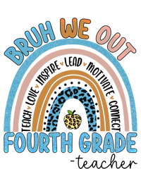 Bruh We Out Teachers Rainbow Last Day Of School 4Th Grade Gift Premium T-Shirt