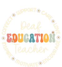 Deaf Education Teacher Appreciation Week Back To School Gift Valucap Bio-Washed Visor