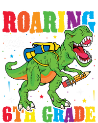 Dinosaur TRex Back To School Roaring Into Sixth Grade Gift Sweatshirt