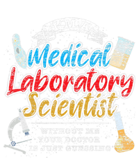 Funny Lab Technologist Medical Laboratory Scientist Women's Racerback Cropped Tank