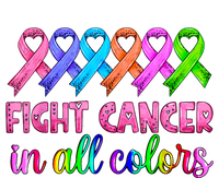 Fight Cancer In All Color Feather Breast Cancer Awareness T-Shirt