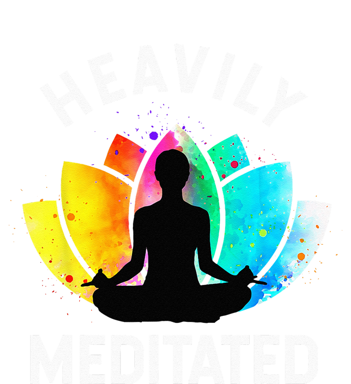 Heavily Meditated Funny Meditation & Yoga Gift Tank Top