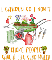 Funny I Garden So I Dont Choke People Gardening Hooded Wearable Blanket