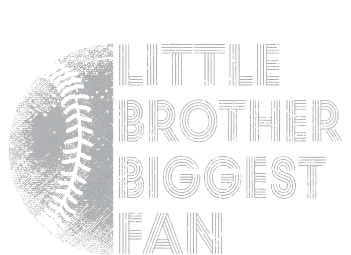 Little Brother Biggest Fan Baseball Season Gift Sustainable Beanie