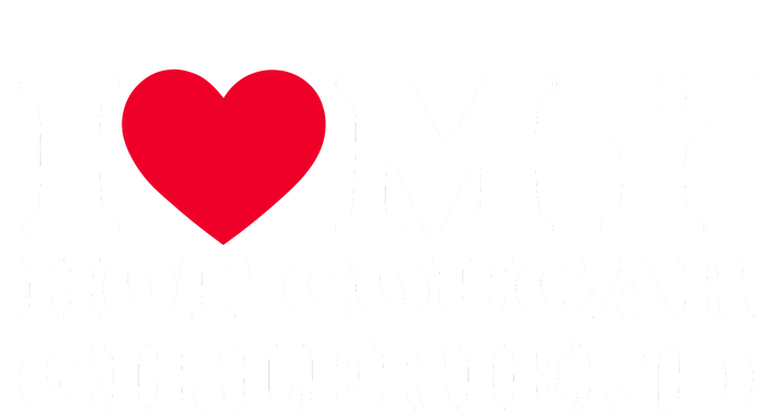 I Love My Hot Cougar Girlfriend GF I Heart My Hot Cougar Girlfriend T-Shirt