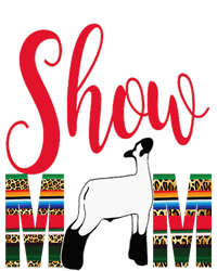 Livestock Show Mom Lamb Silhouette Serape Gift Stainless Steel Tumbler