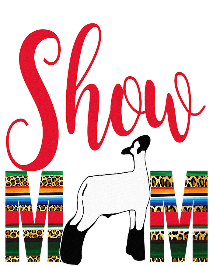 Livestock Show Mom Lamb Silhouette Serape Gift Stainless Steel Tumbler