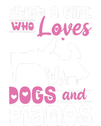 Just A Girl Who Loves Dogs And Pianos For Piano Players T-Shirt