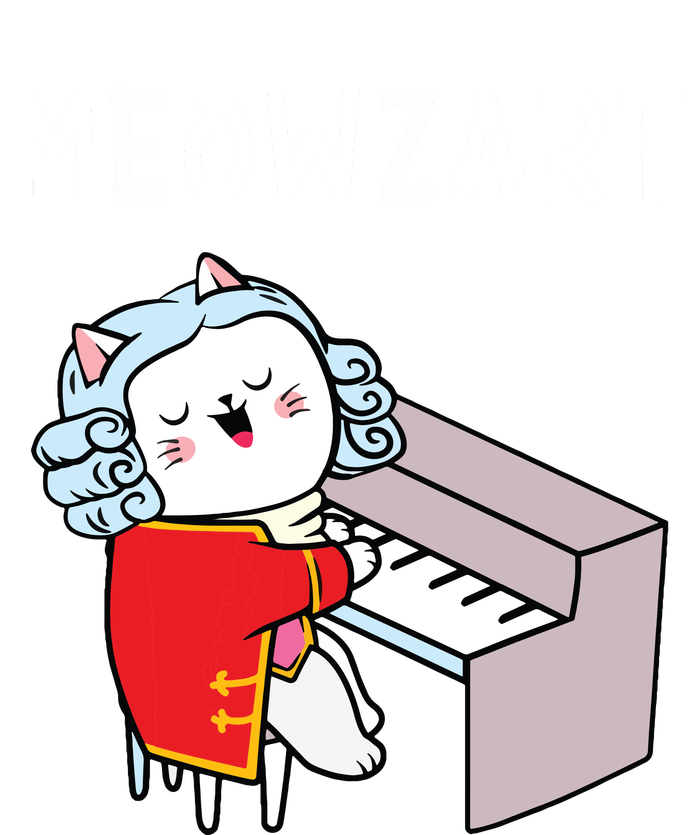 Meowzart Piano Player Pianist Classical Music Lover Hoodie