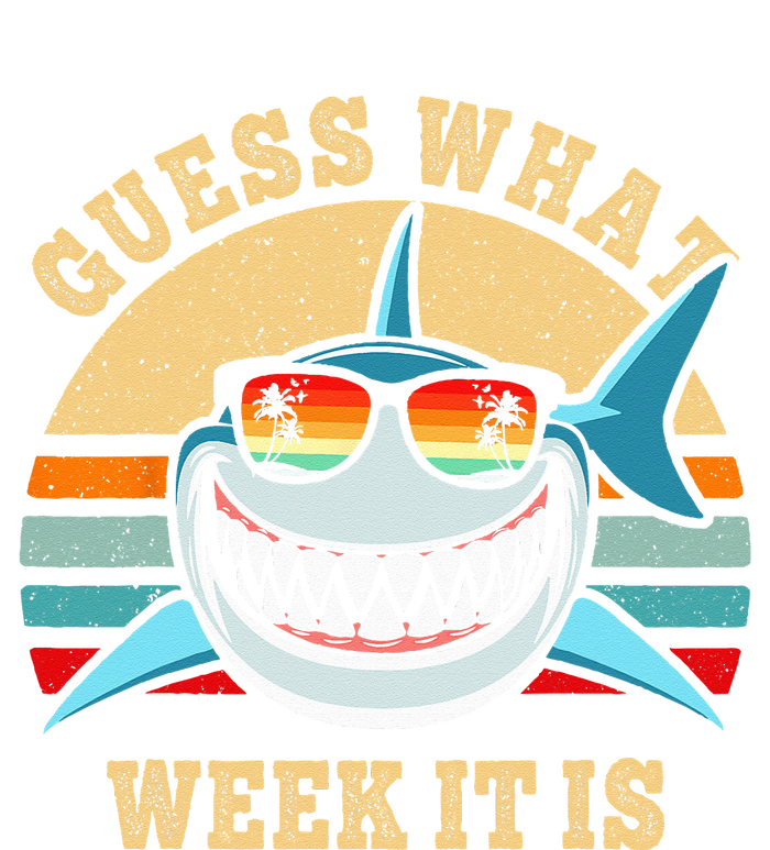 Guess What Week It Is Funny Shark Vintage Tote Bag