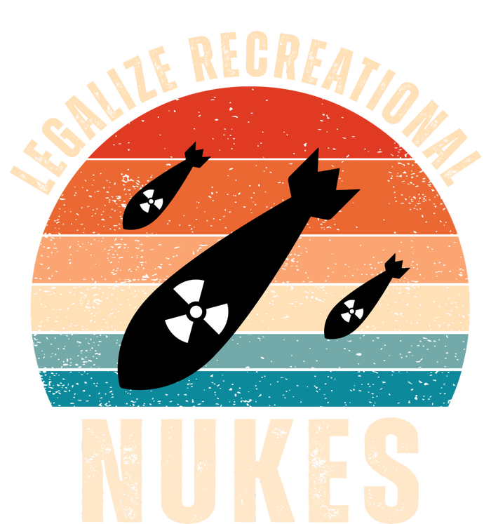 Legalize Recreational Nukes Funny Retro T-Shirt