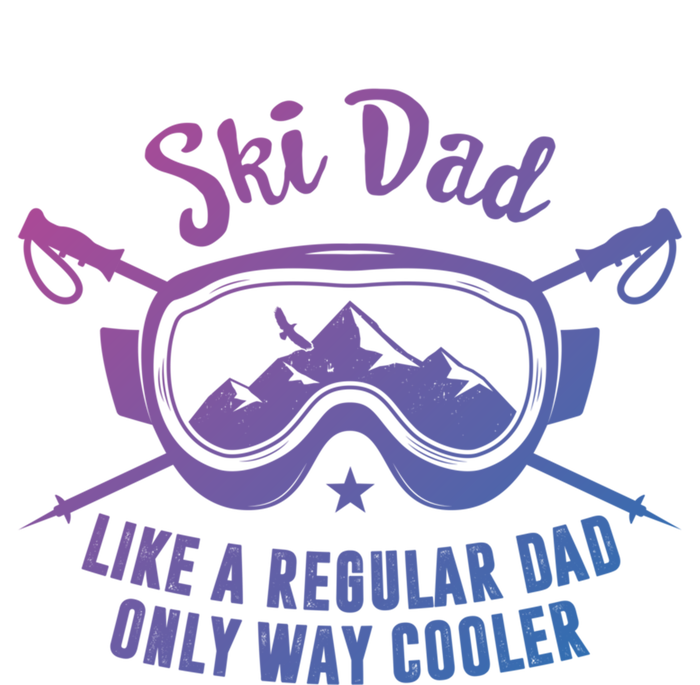 Ski Dad Sweater Fathers Day Daddy Papa Grandpa Cooler Gift T-Shirt