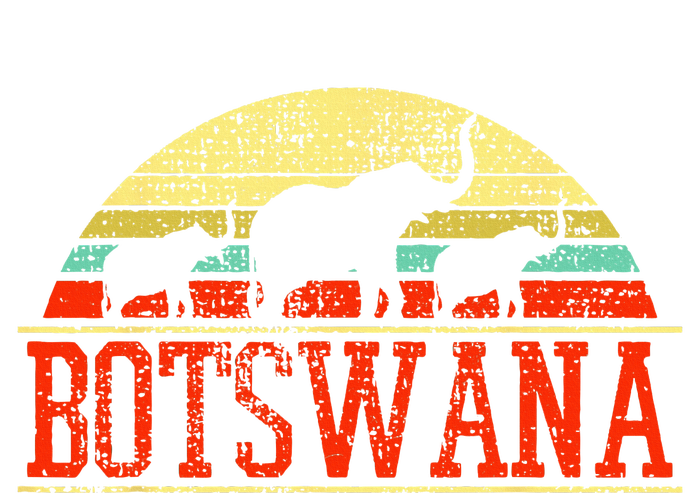 Botswana Safari Elephant Vintage Coaster