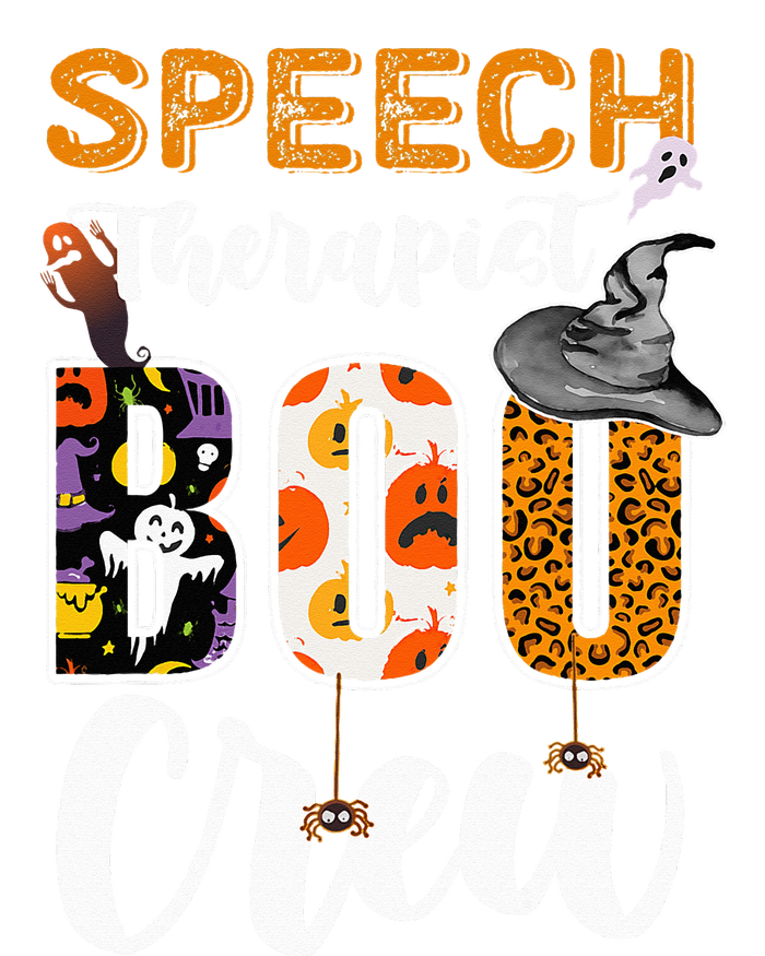 Speech Therapist Boo Crew Ghost Therapy Halloween Matching T-Shirt