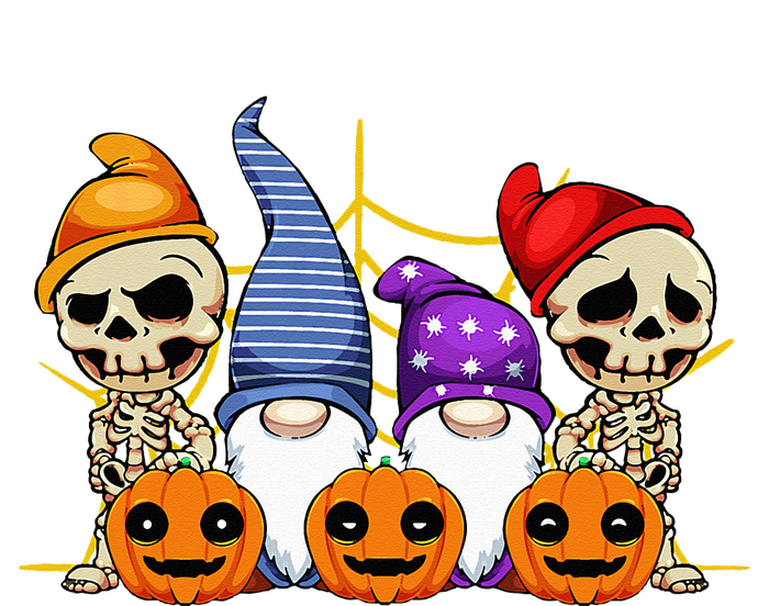 Gnomes Skeleton Lazy Halloween Costume Cute Gnome Skull Sustainable Knit Beanie