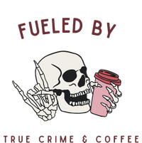 Fueled By True Crime And Coffee Softstyle Adult Sport Polo