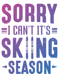 Skiier Sorry I Cant It Is Skiing Season Winter Ski Meaningful Gift 16 in Basic Backpack