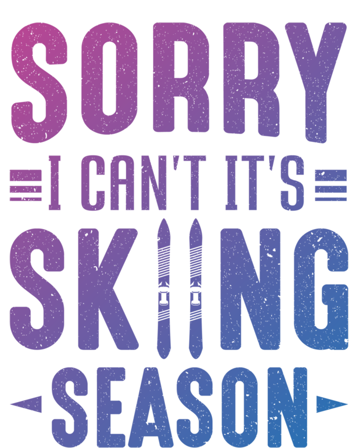 Skiier Sorry I Cant It Is Skiing Season Winter Ski Meaningful Gift 16 in Basic Backpack