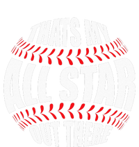 Thats My All Star Out There Baseball Player Mom Dad Cute High Crown Mesh Back Trucker Hat