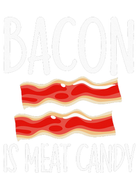 Bacon Is Meat Candy Gift Pig Costume BBQ Lover Grilling Pork Women's Crop Top Tee