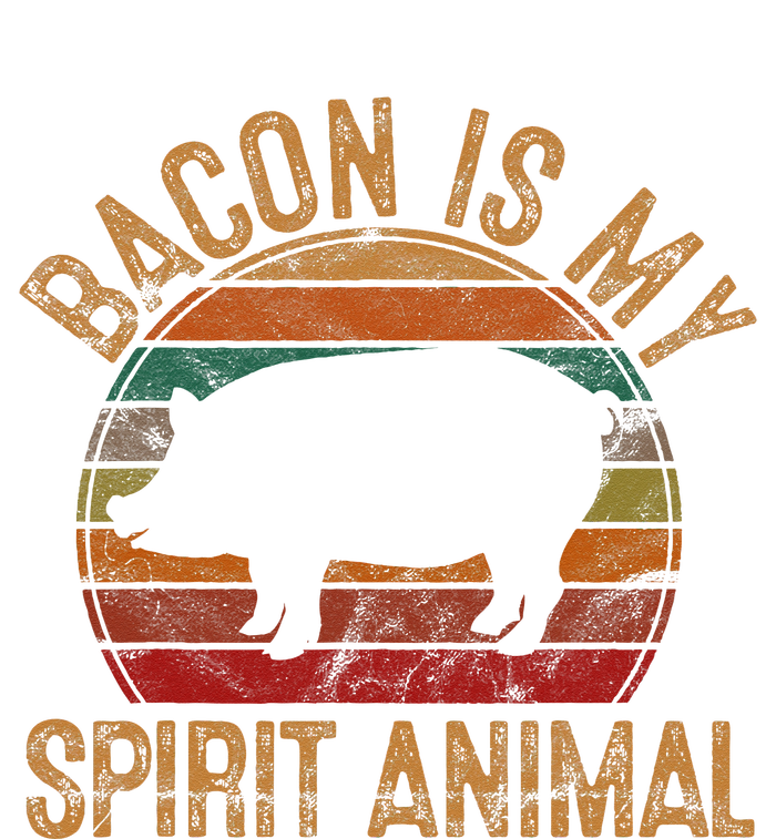 Bacon Is My Spirit Animal Gift Retro BBQ Costume Pork Grill T-Shirt