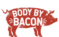 Body By Bacon For Low Carb High Fat Ketogenic Diet Women's Knotted Racerback Tank