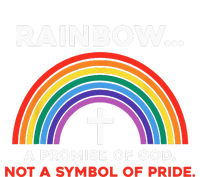 Rainbow A Promise Of God Not A Symbol Of Pride Wool Snapback Cap