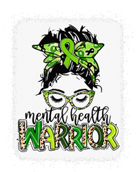 Mental Health Warrior Messy Bun Mental Health Matters T-Shirt