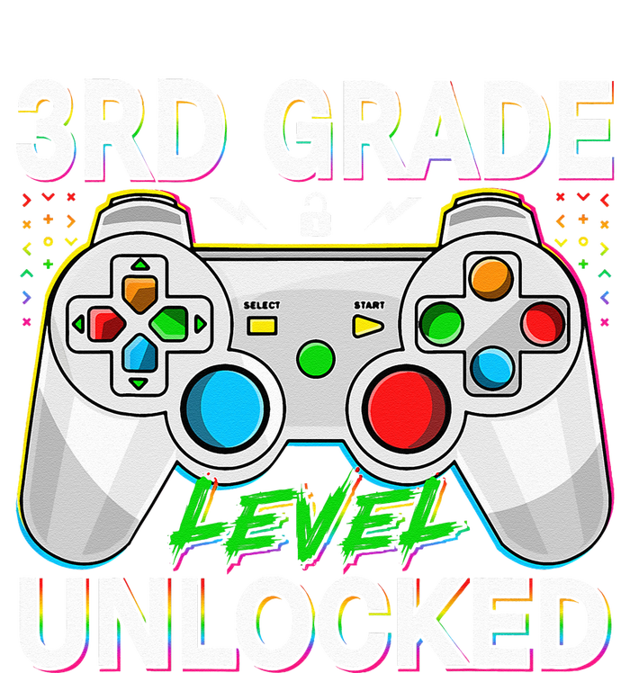 First Day Of 3rd Grade Level Unlocked School Gamer Kids Flexfit Unipanel Trucker Cap