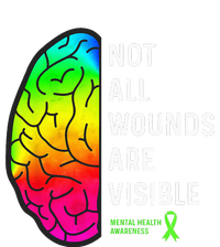 Not All Wounds Are Visible Mental Health Awareness Tie-Dye T-Shirt