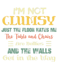 Im Not Clumsy Funny Sayings Sarcastic Men Women Girls Long Sleeve Pajama Set