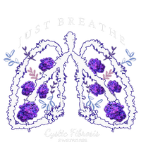 Just Breathe Cystic Fibrosis Awareness Sustainable Knit Beanie