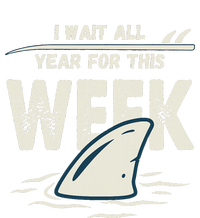 I Wait All Year For This Week Funny Shark Premium Hoodie